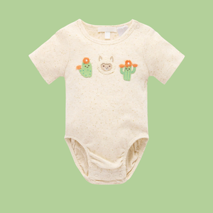 Mono de bebé recién nacido de calidad súper suave, estampado navideño con diseño de animales y Papá Noel, ropa de bebé para niños pequeños, India. - Product Image 3