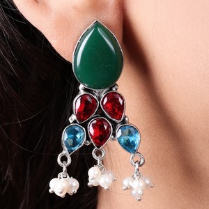 Trusted Supplier Oxidized <b>Silver</b> Multi Stone Wholesale Bulk Supplier | Direct Factory Manufacturer | Hot Selling Fast Shipping - Product Image 2