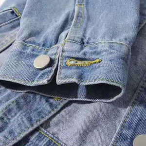 Chaqueta Vaquera de Moda para Hombre, Corte Ajustado, Casual, para Adolescentes, Chaquetas y Abrigos Vaqueros, Chaqueta Vaquera con Forro de Piel para Hombre - Product Image 4