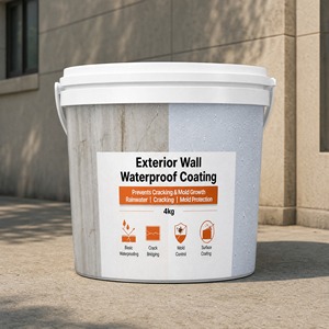 Revestimiento Exterior para Paredes, Transpirable, Bajo en VOC, Reflectante del Calor Solar, Impermeable, Ecológico, Ahorro Energético, Protección 1K, en Formato a Granel - Product Image 1