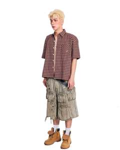 เสื้อผ้าในเวียดนาม OEM ODM เสื้อเชิ้ตแขนสั้นผ้าฝ้าย 100% สำหรับผู้ชายและผู้หญิง โรงงานผลิตเสื้อผ้าเวียดนาม - Product Image 2