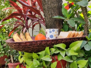 Unique Decorative Honeycomb Rosewood Matte Vintage Hand Carved Eco Friendly Multi Functional Food Safe Dough Bowl for Home Decor - Product Image 3