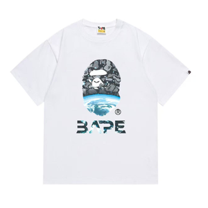 Unisex Summer <b>Knit</b> T-Shirt 100% Cotton <b>Animal</b> Shark Camo 260g Custom Logo Tee - Product Image 5