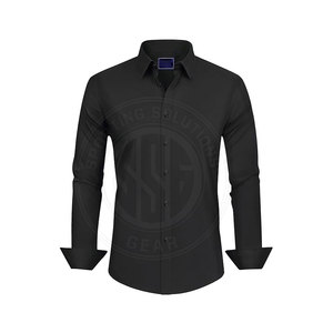 Camisa con Botones, Cuello Clásico, Acabado Impecable, Apariencia Premium, Camisas de Hombre con Botones, Cómodas - Product Image 5