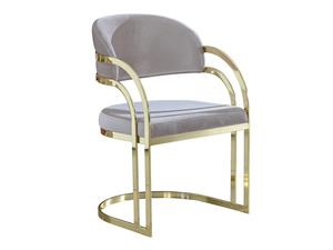 Ensemble de salle à manger moderne de luxe en fer, table rectangulaire en acier inoxydable doré avec 6 chaises, mobilier contemporain pour villa et cuisine - Product Image 3