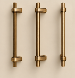Tirador de Puerta Cuadrado Moderno con Acabado Dorado, Tirador Largo y Recto para Muebles - Product Image 4