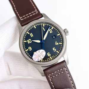 Reloj Mecánico Automático de Lujo para Hombre, Correa de Cuero Vacuno Marrón, para Negocios, Banquetes, Citas, con Indicador de Fecha - Product Image 2