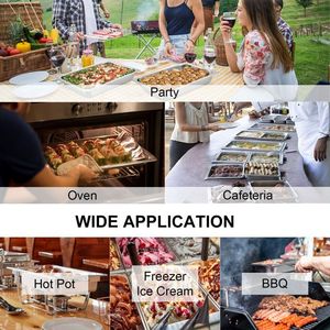 Bandeja de Acero para Alimentos, para Cocina Comercial, con Bandeja para Horno, para Hoteles - Product Image 2