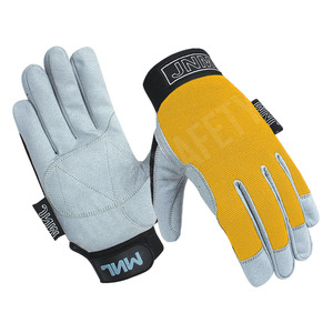 ถุงมือป้องกันการบาด Amara Daily Safety Gloves ผลิตจากหนังสังเคราะห์เสริมความแข็งแรง ดีไซน์นิ้วแบบ Saddle Finger ป้องกันการบาดที่ฝ่ามือ เหมาะสำหรับงานต่างๆ - Product Image 4