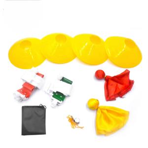 Clovix Sports Custom Logo Color Design Adult Adjustable Training Soccer Football Belt Flags Digital Printed Set - Product Image 3