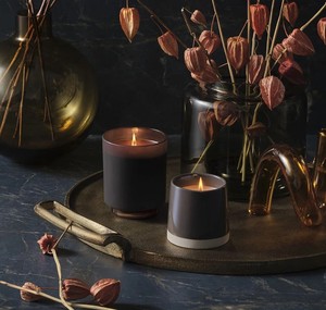 Vase à bougie en céramique moderne bicolore, mèche unique, longue durée de combustion, finition lisse et brillante, durable, choix de décoration de luxe pour la maison, idéal comme cadeau - Product Image 2