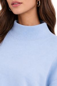 เสื้อฮู้ดแฟชั่นใหม่สำหรับผู้หญิง พิมพ์ลาย สวมใส่สบาย สีพื้น ผ้าฟลีซ คอเต่า แขนยาว ระบายอากาศได้ดี ผลิตจากโพลีเอสเตอร์ 100% สไตล์สตรีทแวร์ - Product Image 4