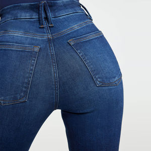 Jeans en denim à jambes évasées pour femmes, logo personnalisé, marque privée, service OEM ODM, toutes saisons - Product Image 6