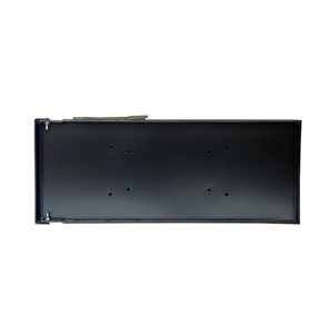 Black Galvanized Iron <b>Post</b> Mount Mailbox Outdoor Metal Mail <b>Box</b> Waterproof Rust Resistant for Home Apartment - Product Image 5