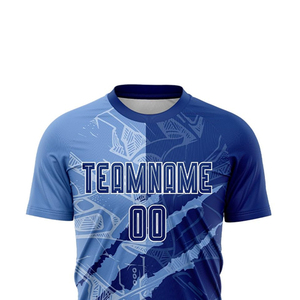 เสื้อฟุตบอลผ้าเนื้อนุ่ม ระบายอากาศได้ดี เสื้อฟุตบอลสำหรับออกกำลังกาย เสื้อฟุตบอลทีมมืออาชีพ เสื้อฟุตบอลสไตล์สปอร์ตทันสมัย - Product Image 4