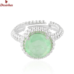 High quality gemstone handmade <b>rings</b> 925 sterling <b>silver</b> Doublet pink tourmaline quartz gemstone texture <b>ring</b> - Product Image 5