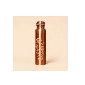 Botella de Agua de Cobre Pinal, Diseño Bohemio, Portátil, para Viajes - Product Image 2