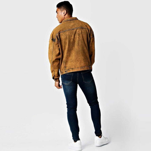 Meilleur fabricant, dernier design, veste en jean pour homme, couleur unie, dernière collection, veste en jean pour homme adulte - Product Image 2