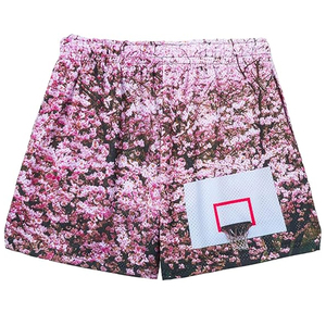 Shorts de sport camouflage pour homme OEM en coton épais avec impression par sublimation, logo personnalisé, pour la course et le fitness, avec cordon de serrage - Product Image 4