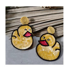 Pendientes de cuentas hechos a mano, joyería étnica de moda para bodas, festivales y estilo informal. - Product Image 6