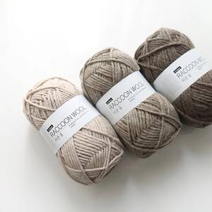 wool yarn for <b>crochet</b> Raccoon Wool Hand Knitting Yarn 95g Ball wool <b>Crochet</b> Yarn <b>Crochet</b> Yarn wholesale yarn - Product Image 2
