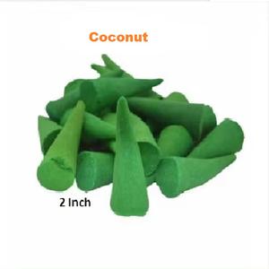 กรวยธูปมะพร้าวธรรมชาติขายส่งจากกรวยธูปแบรนด์ที่ดีที่สุด (สีเขียว) - Product Image 1