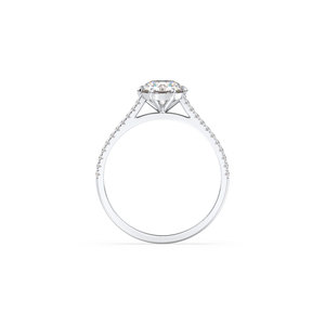 Bague de fiançailles en moissanite certifiée GRA, prix de gros REYES, en argent sterling 925 plaqué or rhodié 14 carats, bijoux fins - Product Image 4