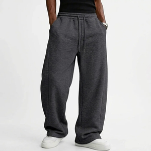 Premium Quality Oversized Washed Fleece Sweatpants Custom Logo Baggy Jogger Pants Wholesale Rate Streetwear <b>Trousers</b> For <b>Men</b> - Product Image 1