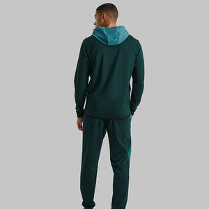 Pantalones Deportivos para Hombre al por Mayor OEM, Cintura Elástica, Diseño de Paneles, Bolsillos Laterales con Cremallera, Corte Regular, Personalizables - Product Image 5