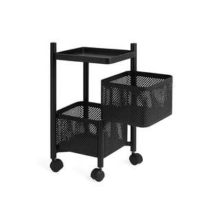 Panier de rangement en métal de qualité supérieure avec poignées, bac d'organisation pour la maison - Product Image 5