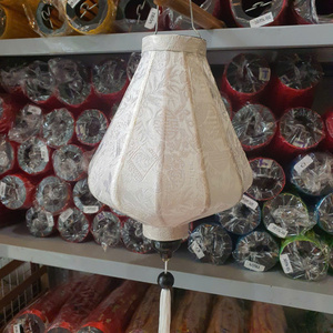 Handcrafted Boho Natural Bamboo Silk Lantern Tassel Fringe Wedding Decoration Wholesale Factory Price Vietnam - Product Image 3