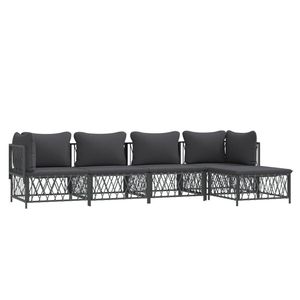 Set Lounge da Giardino Antracite - Product Image 3