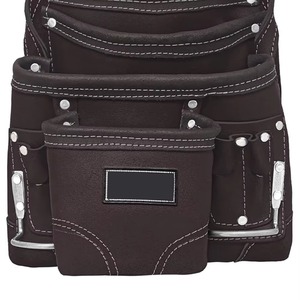 Professional Best Quality <b>Tool</b> Bag With Belt for Sale Premium Quality Men's PU <b>Leather</b> <b>Tool</b> Kit Belts - Product Image 6