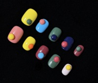 Ongles press-on peints à la main de haute qualité, art 3D, qualité professionnelle, application facile, prix compétitif direct usine