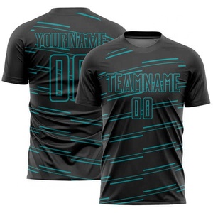 เสื้อฟุตบอลทีมขายส่งสุดฮิตสำหรับสโมสร ผ้าโพลีเอสเตอร์แห้งเร็ว พร้อมพิมพ์ชื่อ เบอร์ และโลโก้ บริการ OEM - Product Image 2