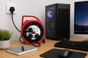 Fire Retardant Material 220V to 250V Standard Grounding 13A <b>Extension</b> <b>socket</b> cable reel <b>socket</b> For Commercial - Product Image 6