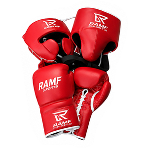 Pro Winning BOXING Gloves Equipment <b>set</b> White 10oz, 12oz, 14oz, 16oz Customizable Laced Strap Boxing Gloves Genuine Leather - Product Image 3