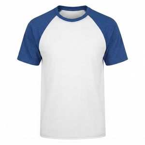 T-shirts Raglan Personnalisés Homme Manches Longues Style Baseball Coton Polyester OEM ODM T-shirt Raglan Premium Unisexe Décontracté Manches Longues - Product Image 3