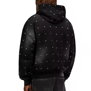 Sweat-shirts en strass de haute qualité fabriqués au Pakistan, sweats-shirts en strass personnalisés avec logo de haute qualité pour la vente en ligne - Product Image 3