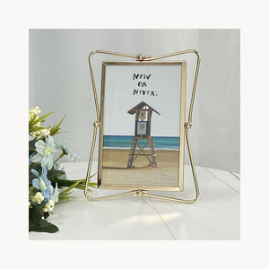 Cadre photo en métal antique, cadre photo décoratif de luxe avec nœud, design personnalisé élégant, nouveau design, cadeau pour la maison - Product Image 5