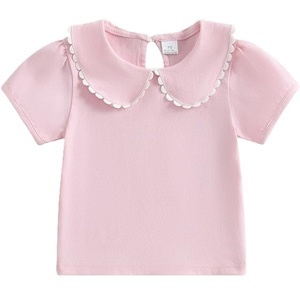 Conjunto deportivo para bebé 100% algodón, 160 g/m², tejido de punto, color liso, colorido, cuello redondo, cuello en V estampado, proveedor informal de Bangladesh. - Product Image 1