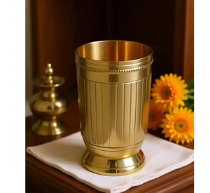 Verres à vin classiques en laiton doré, capacité 500-1000 ml, écologiques, pour cadeaux promotionnels - Product Image 2