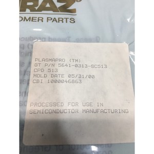 CHEMRAZ 5641-0313-SC513 CPD 513, โอริงแบบขึ้นรูป - อุปกรณ์และอะไหล่เซมิคอนดักเตอร์ระดับโลกที่เชื่อถือได้ - Product Image 4