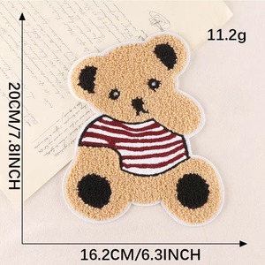 New Design Clothing Hot Selling New Arrival Chenille Patches waterproof eco friendly High quality soft <b>material</b> Chenille Patches - Product Image 2