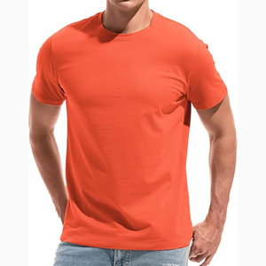 Camisetas de Manga Corta Ajustadas para Hombre, Diseño Personalizado con Marca Propia, Cuello Redondo, Cosido a Máquina, Secado Rápido - Product Image 1