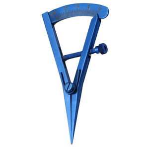 High Grade Castroviejo Lab Caliper Blue-Coated Stainless Steel Vernier Calipers Straight Measuring <b>Instruments</b> By Grip Surgical - Product Image 2