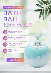 Bombas de Baño Orgánicas de Lujo, Redondas, con Sorpresa de Juguete para Niños, Aroma a Algas Marinas, Empaque Personalizado OEM/ODM, Regalo para el Cuidado Corporal - Product Image 3