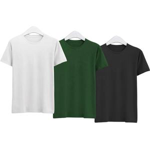 160 180 GSM PRINT on DEMAND BULK BLANK PLAIN T-SHIRT SOLID COLOR MIX SIZES for SCREEN PRINTING DISCHARGE DTG HEAT <b>TRANSFER</b> <b>VINYL</b> - Product Image 1