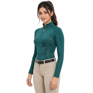 Vêtements de sport pour femmes, couche de base avec matière absorbant l'humidité, extensibilité confortable et finitions de qualité pour le fitness et les activités de plein air. - Product Image 3