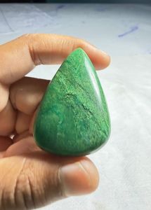 Jade natural verde Paradise Cabochon, colgante de cristal suelto de diseño, gema para la fabricación de joyería curativa - Product Image 2